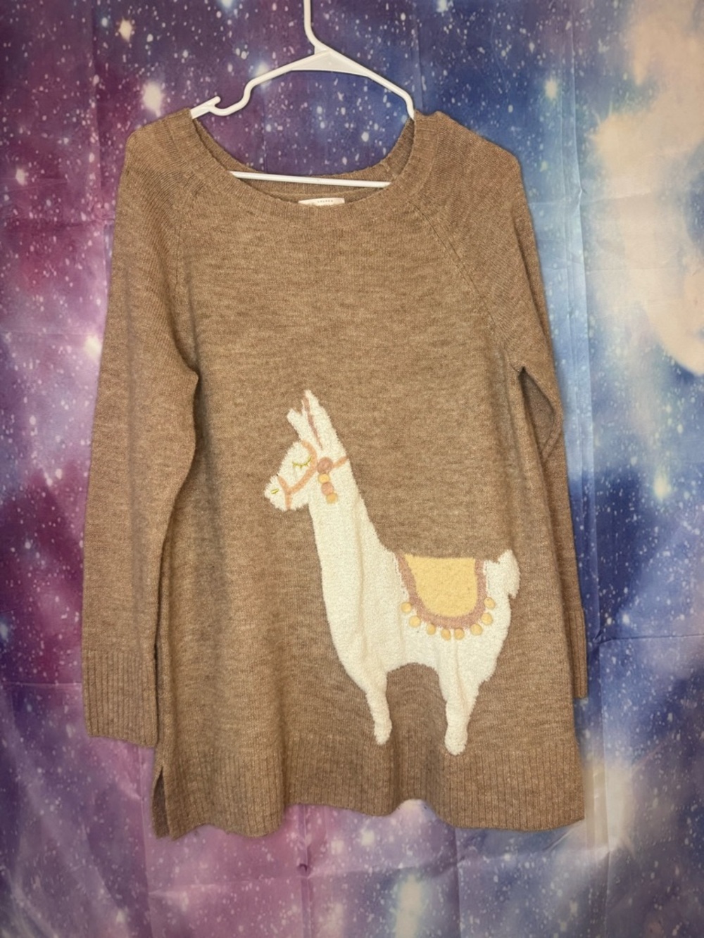 Lauren Conrad llama sweater